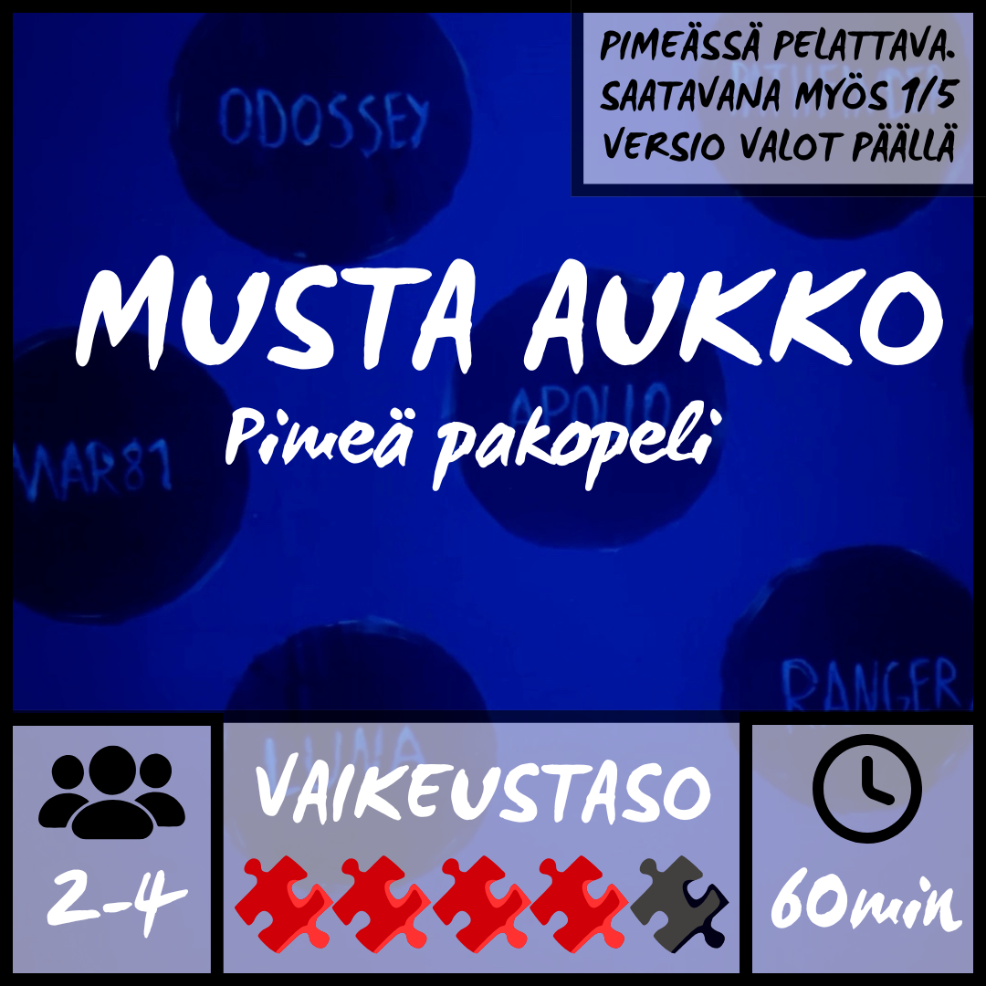 MUSTA AUKKO 60MIN